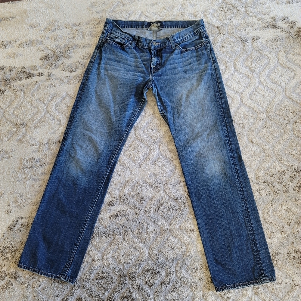 Straight Jeans Lucky Brand Riley Jeans Size 10/30